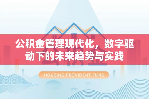 八德公积金管理现代化，数字驱动下的未来趋势与实践