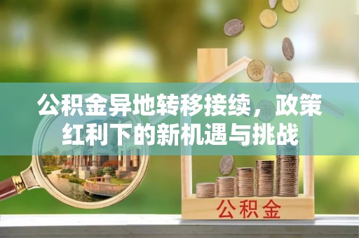 八德公积金异地转移接续，政策红利下的新机遇与挑战